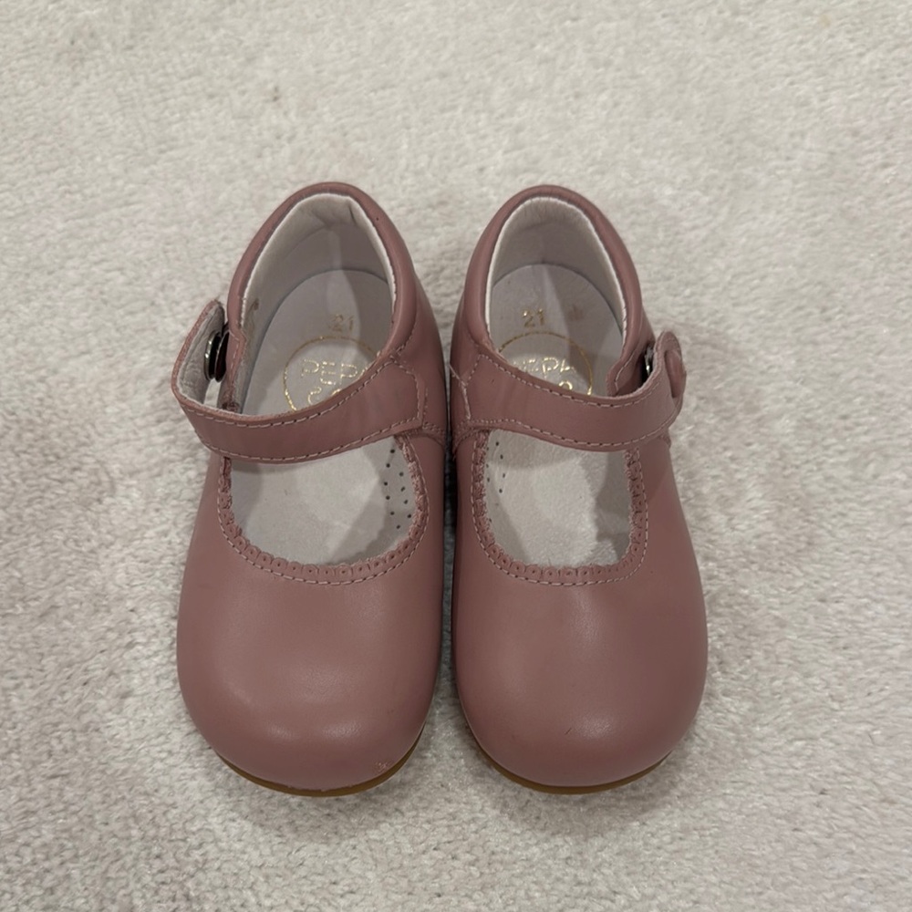 Pink Kids Mary Jane Shoes Peppa London